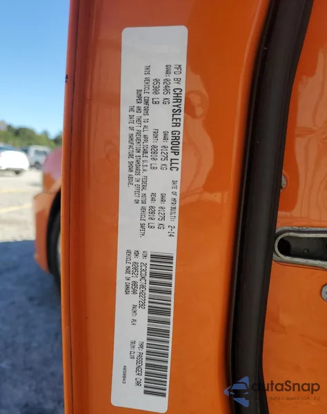 2014 Dodge Charger R/T z USA, uszkodzony, nr VIN 2C3CDXCT0EH227292